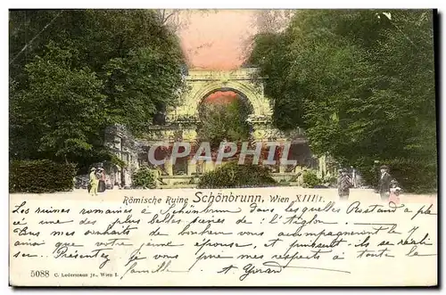 Cartes postales Wien Romische Ruine Schonbrunn