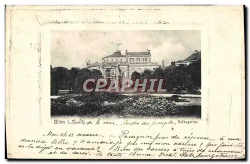 Cartes postales Wien Volksgarten