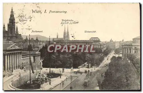 Cartes postales Wien Franzensring
