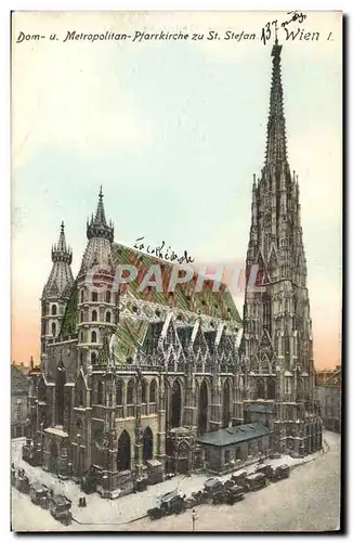 Cartes postales Metropolitan Pfarrkirche Zu St Stefan Wien