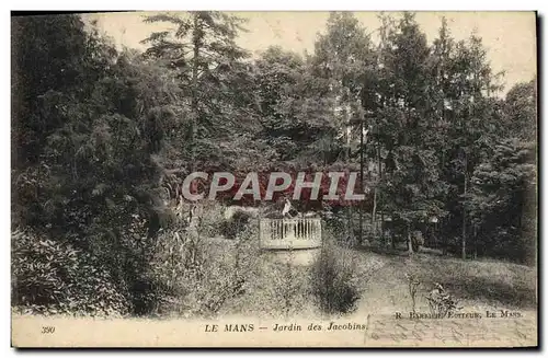 Cartes postales Le Mans Jardin Des Jacobins