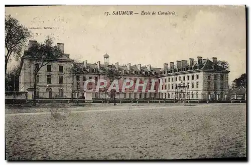 Cartes postales Saumur Ecole De Cavalerie Militaria