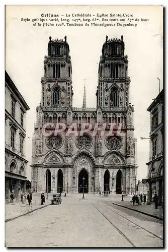 Cartes postales Orleans La Cathedrale Eglise Sainte Croix