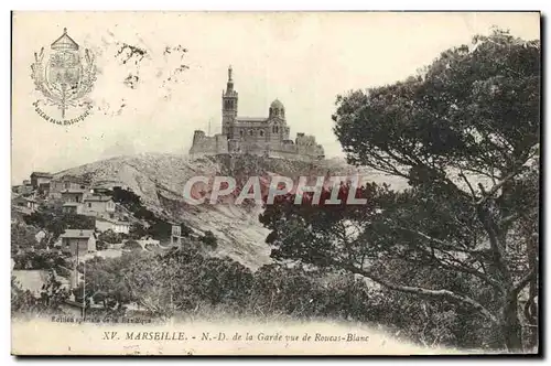 Cartes postales Marseille ND De La Garde Vue De Roucas Blanc