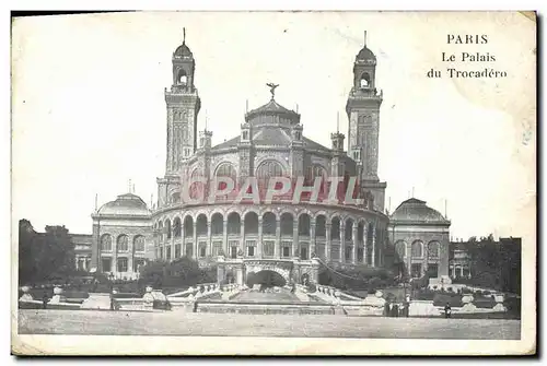 Ansichtskarte AK Paris Le Palais Du Trocadero