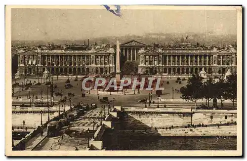 Cartes postales Paris Vue Generale De La Place De La Concorde