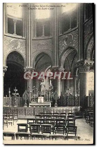 Ansichtskarte AK Paris Eglise St Germain Des Pres Chapelle du Sacre Coeur