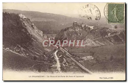 Cartes postales Le Frambourg La Cluse et les Forts de Joux et Larmont