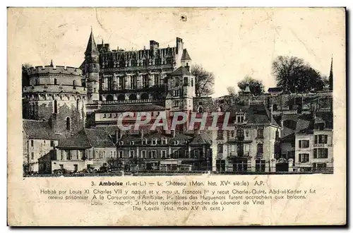 Cartes postales Amboise Le Chateau