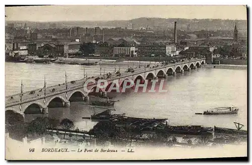 Cartes postales Bordeaux Le Pont de Bordeaux