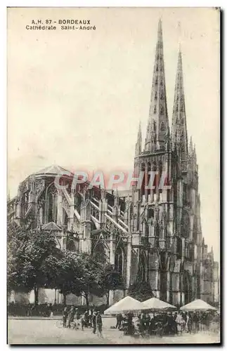 Cartes postales Bordeaux Cathedrale Saint Andre Marche