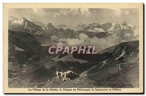 Ansichtskarte AK Le Village de la Salette le Chemin du Pelerinage le Sanctuaire et l&#39Obiou