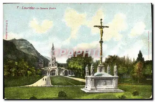 Cartes postales Lourdes Le Calvaire Breton