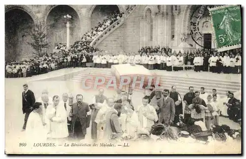 VINTAGE POSTCARD Heavy the Blessing of the Patients