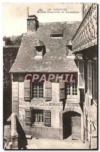 Cartes postales Lourdes Maison Paternelle de Bernadette