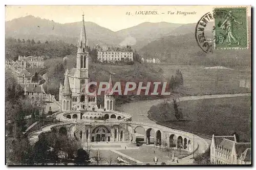 Cartes postales Lourdes Vue Plongeante