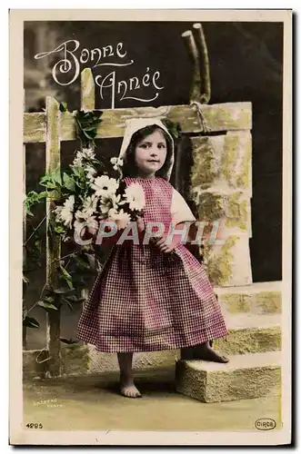 Cartes postales Fantaisie Enfant Bonne Annee