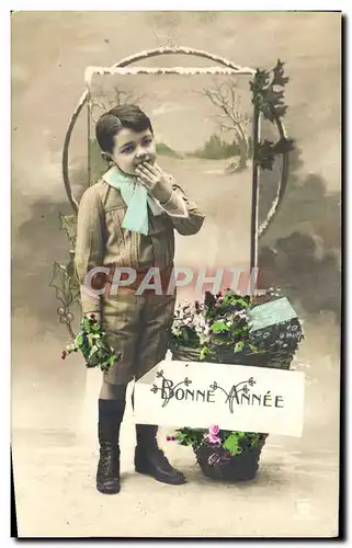 Cartes postales Fantaisie Enfant Bonne Annee