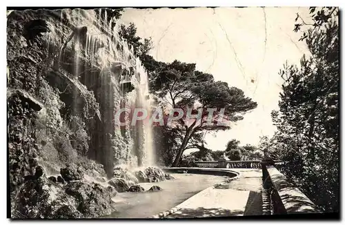 Cartes postales moderne Nice Cascade du chateau