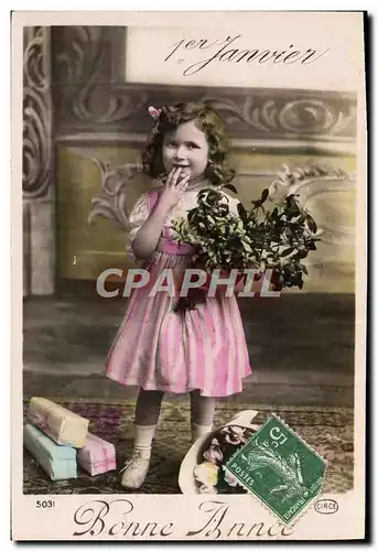 Cartes postales Fantaisie Enfant 1er janvier