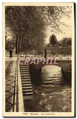 Ansichtskarte AK Quimper Ses Passerelles