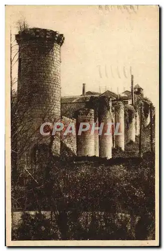 Cartes postales Poitiers Vallee de la Boivre Les vieux murs de la ville a Pont Achard