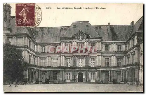 Cartes postales Blois Le Chateau Facade Gaston d&#39Orleans