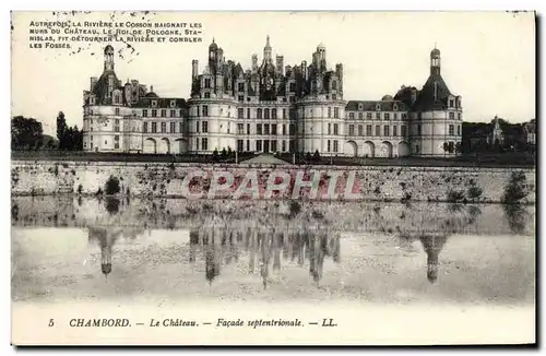 Cartes postales Chambord Le Chateau Facade septentrionale