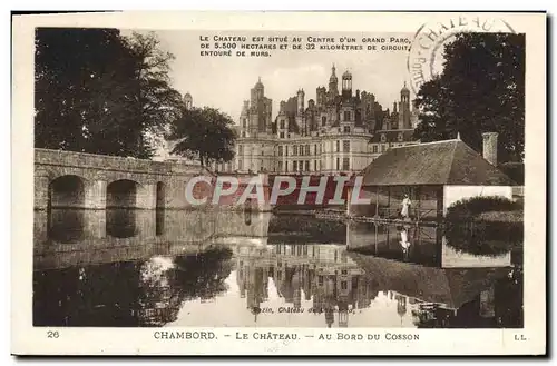 Ansichtskarte AK Chambord Le Chateau Au Bord Du Cosson