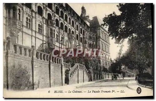 Ansichtskarte AK Blois Le Chateau La Facade Francois 1er