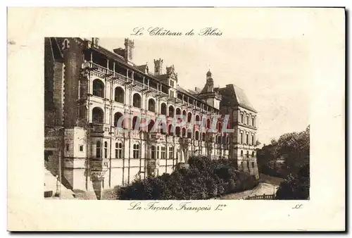 Ansichtskarte AK Blois Le Chateau La Facade Francois 1er