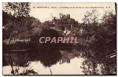 Cartes postales Montoire Le Chateau et les Bords du Loir