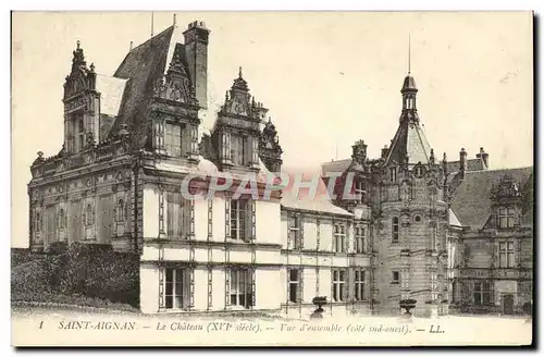 Cartes postales Saint Aignan Le Chateau Vue d&#39eusemble