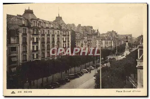 Cartes postales Reims Place Drouet d'Erlon