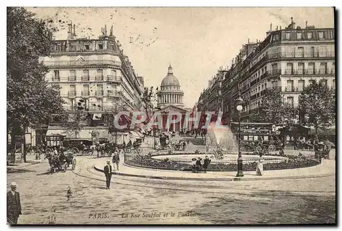 Ansichtskarte AK Paris La Rue Souffiot et le Pantheon