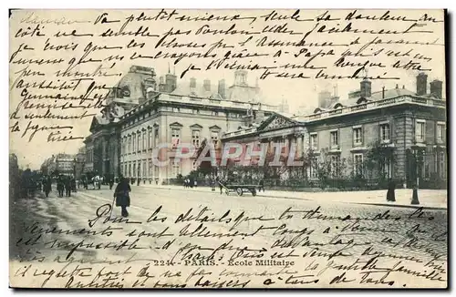 Cartes postales Paris Ecole Militaire