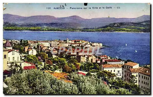 Cartes postales Ajaccio Panorama Sur la Ville et le Golfe