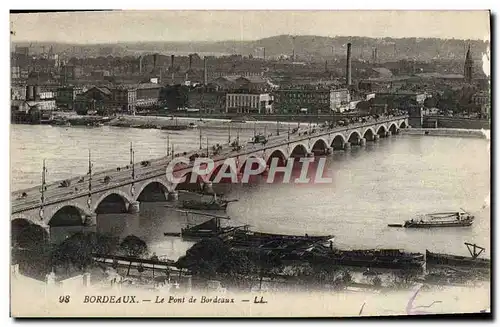 Cartes postales Bordeaux Le Pont de Bordeaux