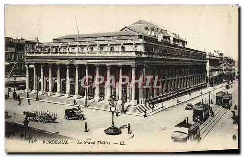 Cartes postales Bordeaux Le Grand Theatre