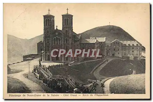 Cartes postales Pelerinage de Notre Dame de la Salette Cote Ouest Recit de L&#39Apparition