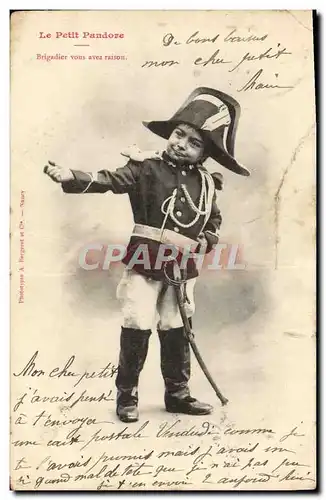 Cartes postales Le Petit Pandore Brigadier Vous Avez Raison Enfant