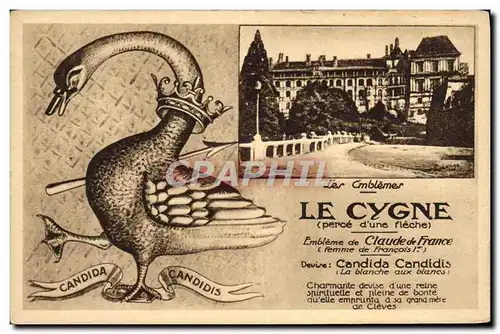 Ansichtskarte AK Le Cygne Embleme de Claude De France femme de Francois 1er