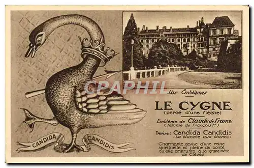 Ansichtskarte AK Le Cygne Embleme de Claude De France femme de Francois 1er