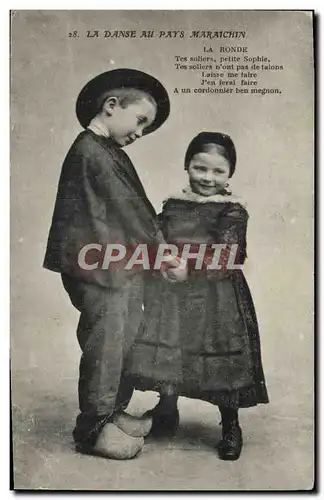 Cartes postales La Danse Au Pays Maraichin La Ronde Enfants