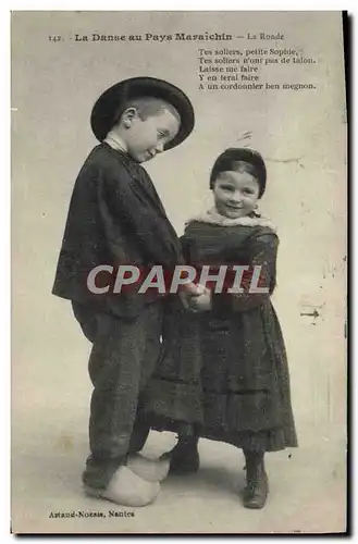 Cartes postales LA Danse Au Pays Maraichin La Ronde Enfants Folklore