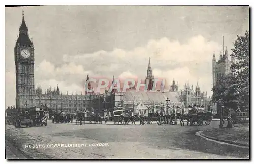 Cartes postales Houses Of Parliament London