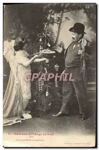 Cartes postales Fantaisie Ange Cadeaux de l&#39ange de Noel