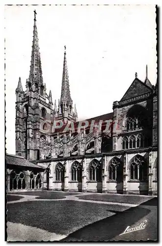 Moderne Karte Bayonne Interieur du Cloitre et la Cathedrale