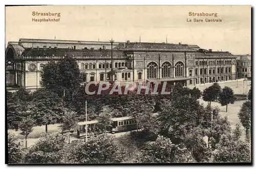 Cartes postales Strasbourg La gare centrale