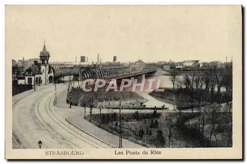 Cartes postales Strassburg Les Ponts du Rhin